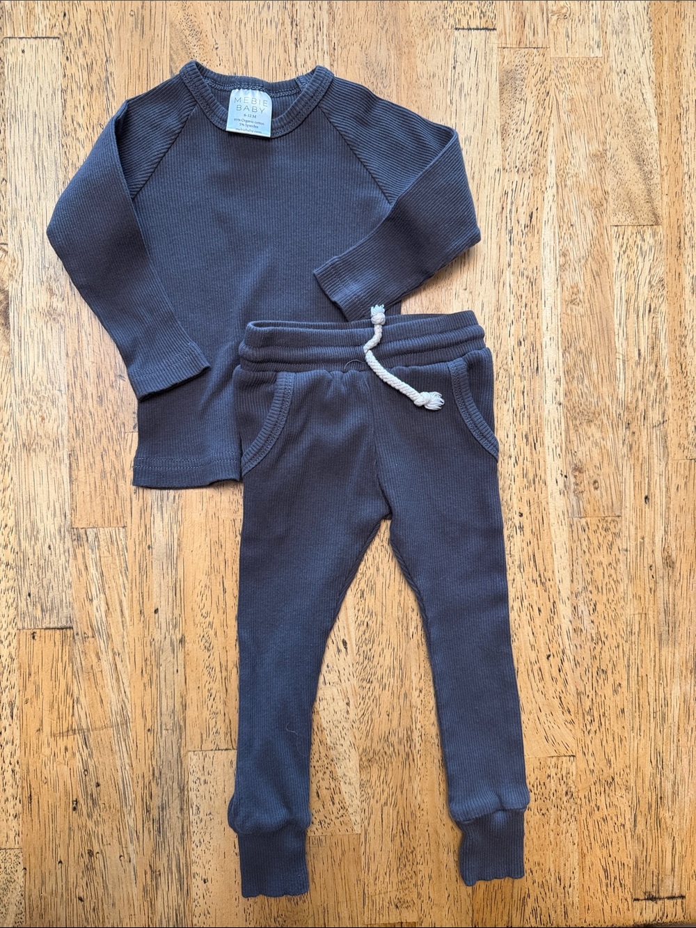 Mebie Baby Ribbed Set